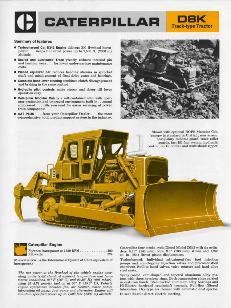 Caterpillar D8K Dozer Specs  AEHQ9235-Rev02 (2-79).pdf