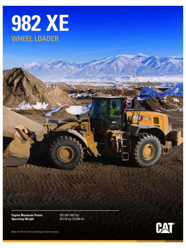 Caterpillar 982 XE Wheel Loader Specsheet AEXQ3205.pdf