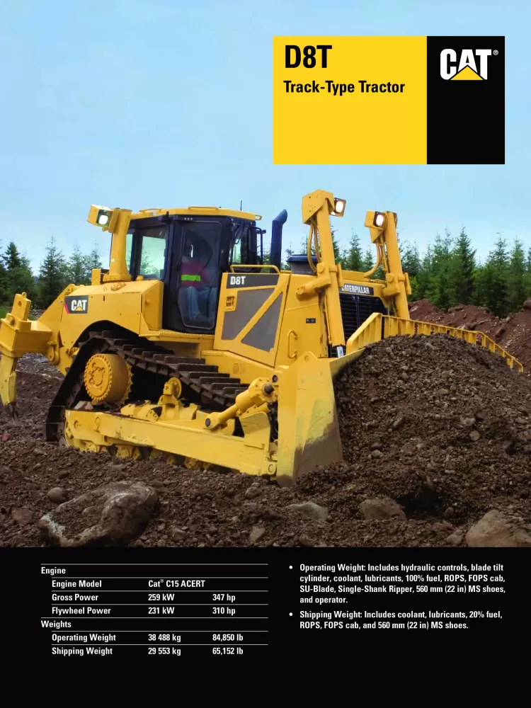 Caterpillar D8T Dozer Specalog AEHQ5590-01 (4-07).pdf