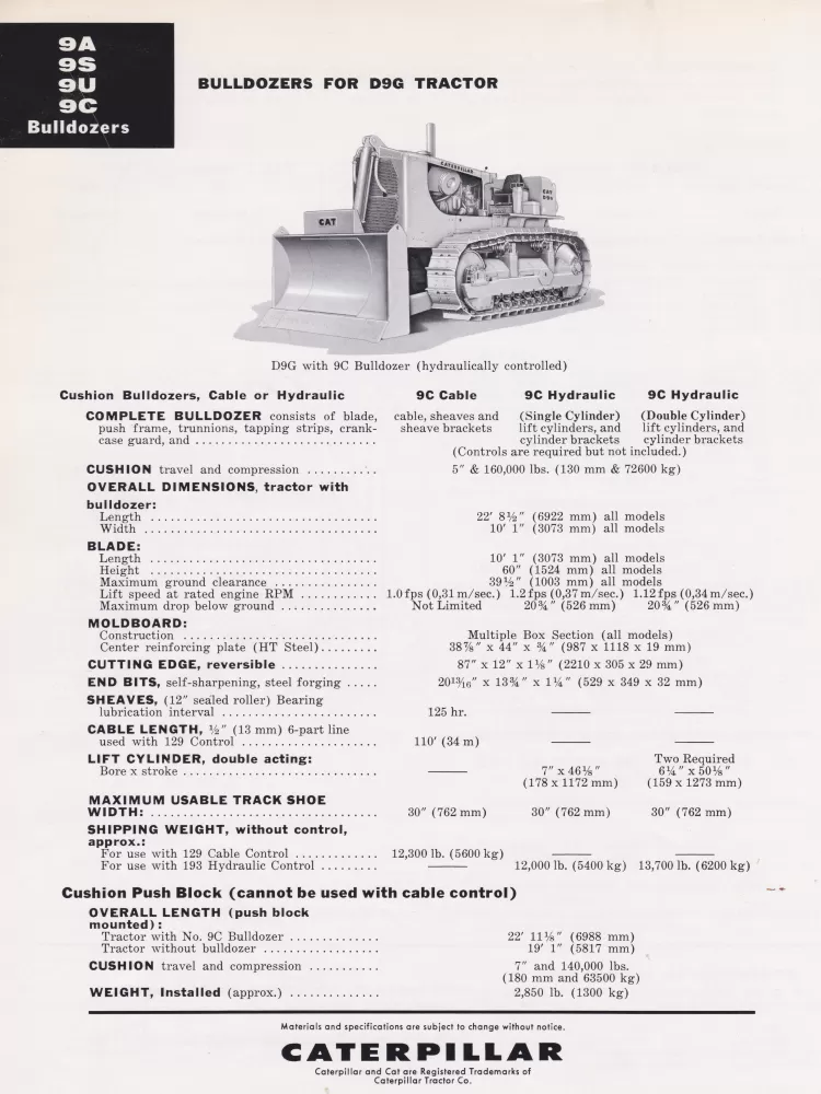 Caterpillar_D9G 9C_Specsheet (0).pdf